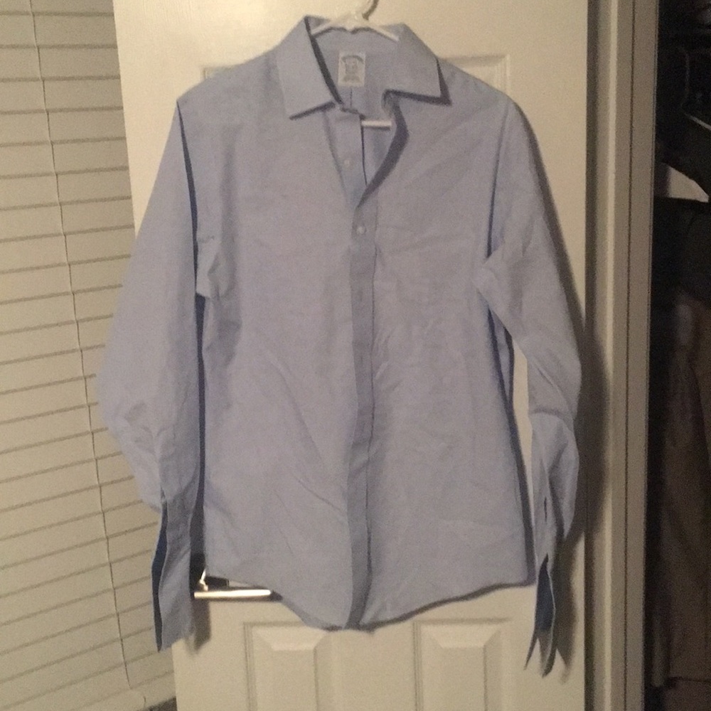 Brooks brothers blue shirt